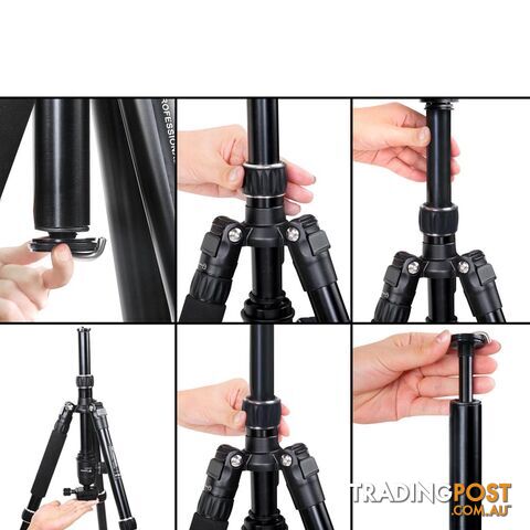 2 IN 1 Professional DSLR Tripod Sony Nikon Canon Digital Camera Monopod 152cm