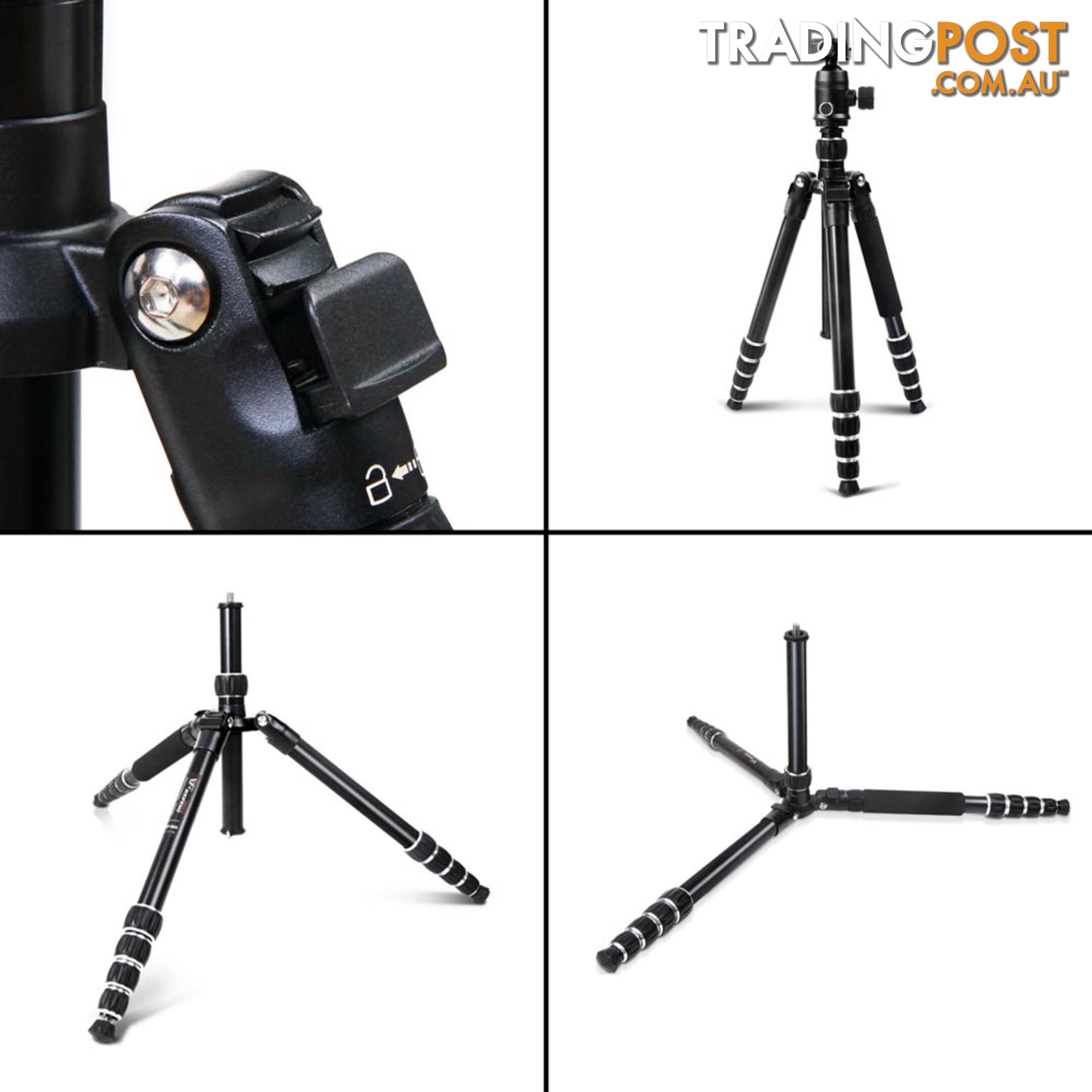 2 IN 1 Professional DSLR Tripod Sony Nikon Canon Digital Camera Monopod 152cm