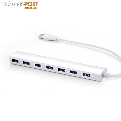 Portable slim 7-Port USB3.0 Hub (No Power)