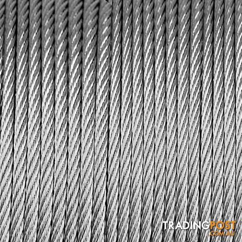 316 Marine Stainless Steel Wire Rope 7x7 Balustrade Decking Fence Cable 200M