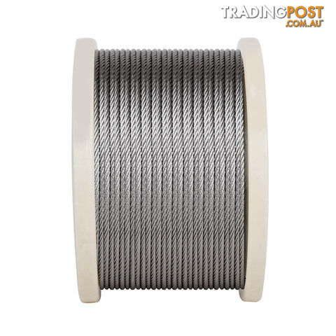 316 Marine Stainless Steel Wire Rope 7x7 Balustrade Decking Fence Cable 200M