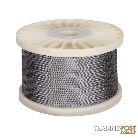 316 Marine Stainless Steel Wire Rope 7x7 Balustrade Decking Fence Cable 200M