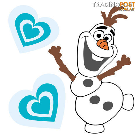 10 X Frozen Olaf Wall Stickers - Totally Movable over and over
