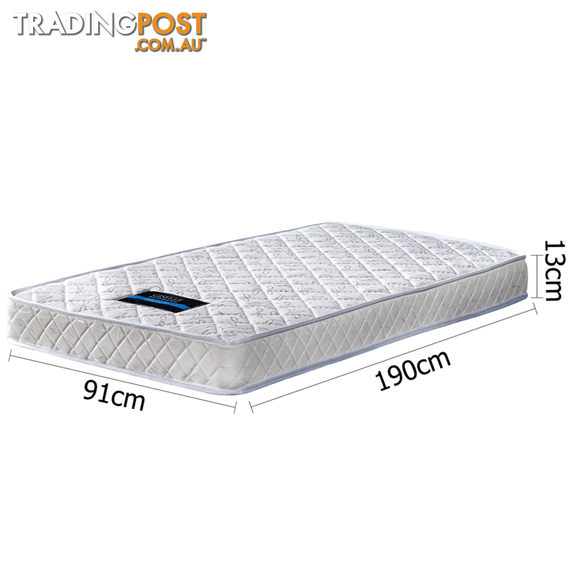 Medium Firmness Pocket Spring Mattress Bunk Bed High Density Foam Single Bed