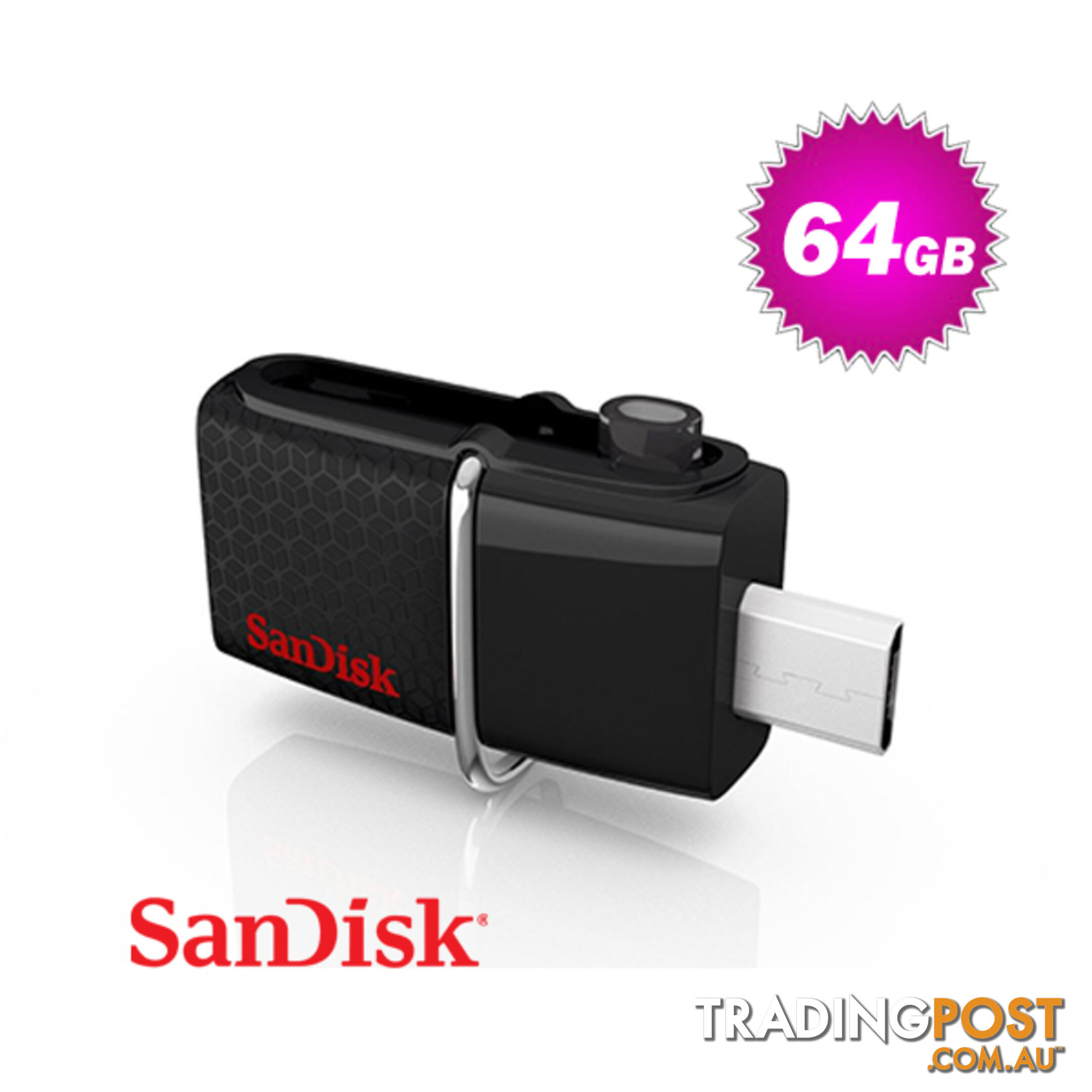 Sandisk SDDD2-064G OTG-64G Ultra Dual USB 3.0 Pen Drive