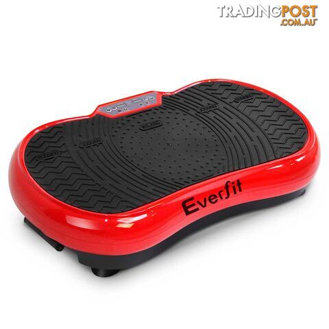 Slim Vibration Plate 1000W Exercise Fitness Massage Body Shape Power Plate Red