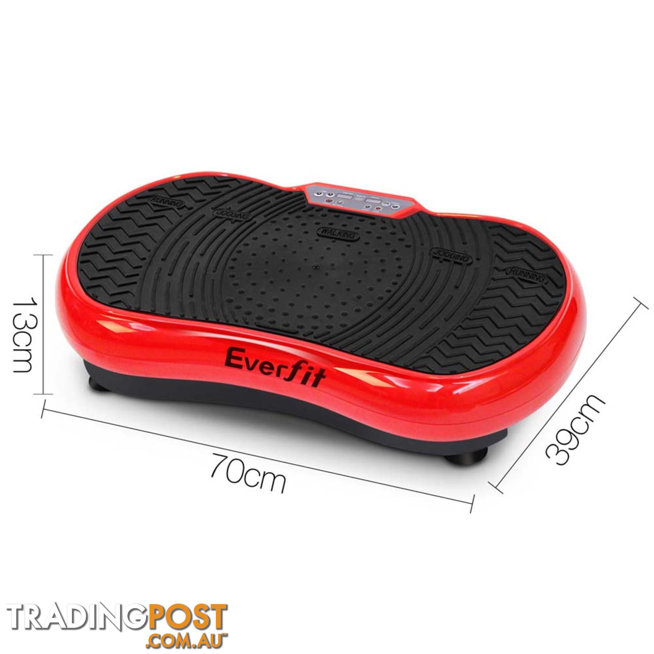 Slim Vibration Plate 1000W Exercise Fitness Massage Body Shape Power Plate Red