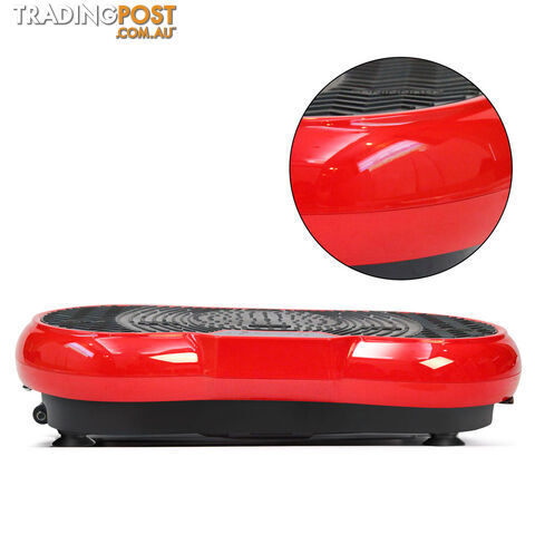 Slim Vibration Plate 1000W Exercise Fitness Massage Body Shape Power Plate Red