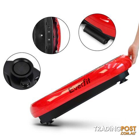 Slim Vibration Plate 1000W Exercise Fitness Massage Body Shape Power Plate Red