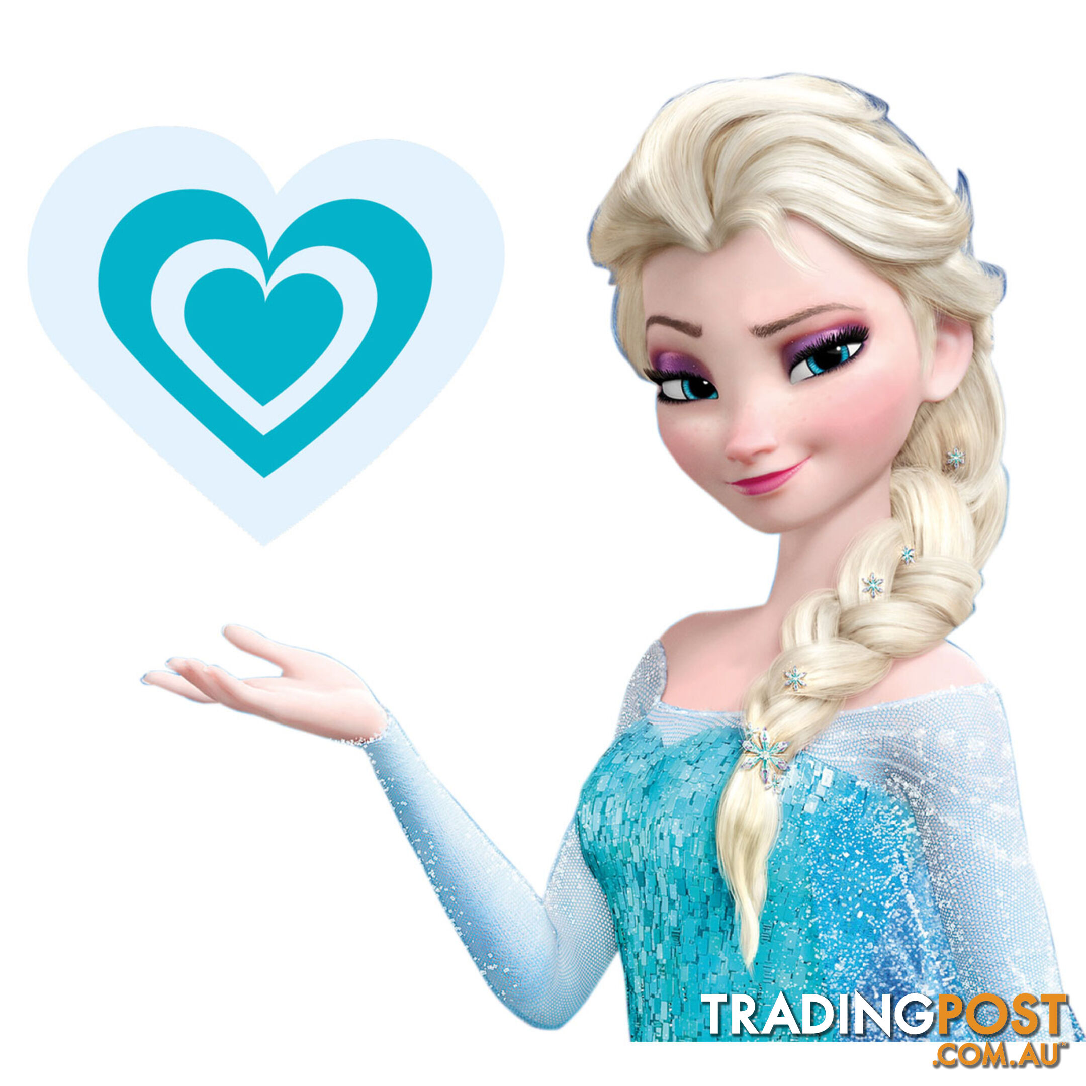 10 X Frozen Elsa Wall Stickers - Totally Movable and Reusable