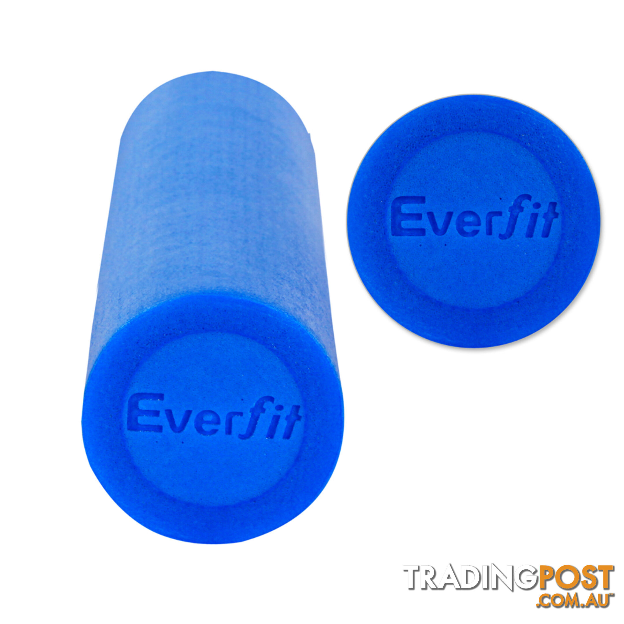 45cm EPE Foam Roller Yoga Gym Pilates Physio Stick Exercise Back Massage Blue