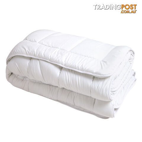 Luxury Winter Microfibre Quilt 400GSM Blanket Double Size All Season Doona - photo 4 of 9