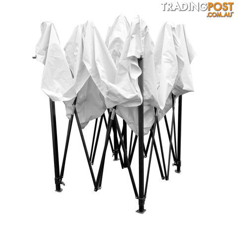 3m x 3m Pop-up Garden Outdoor Gazebo White