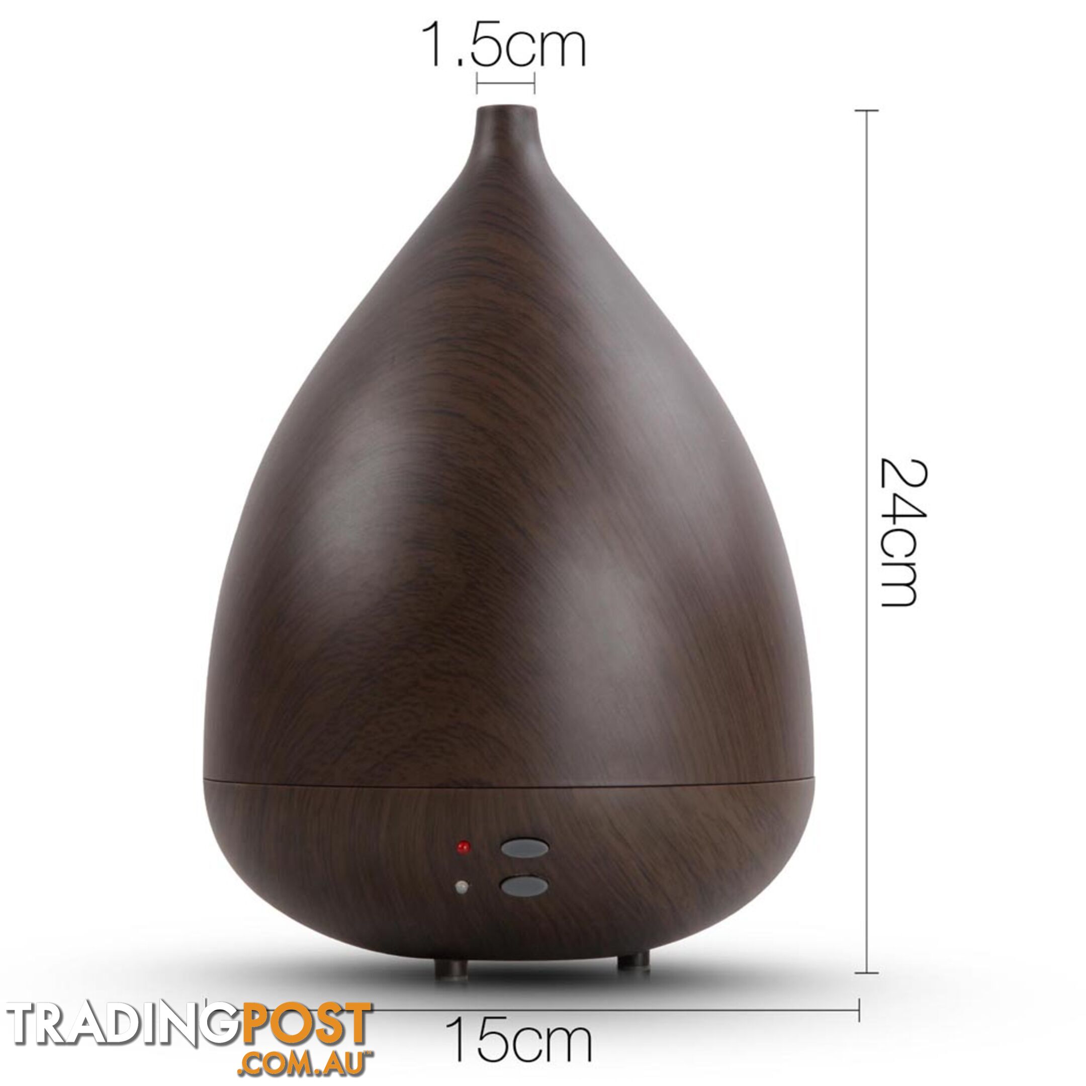 4-in-1 Aroma Diffuser Dark Wood 300ml