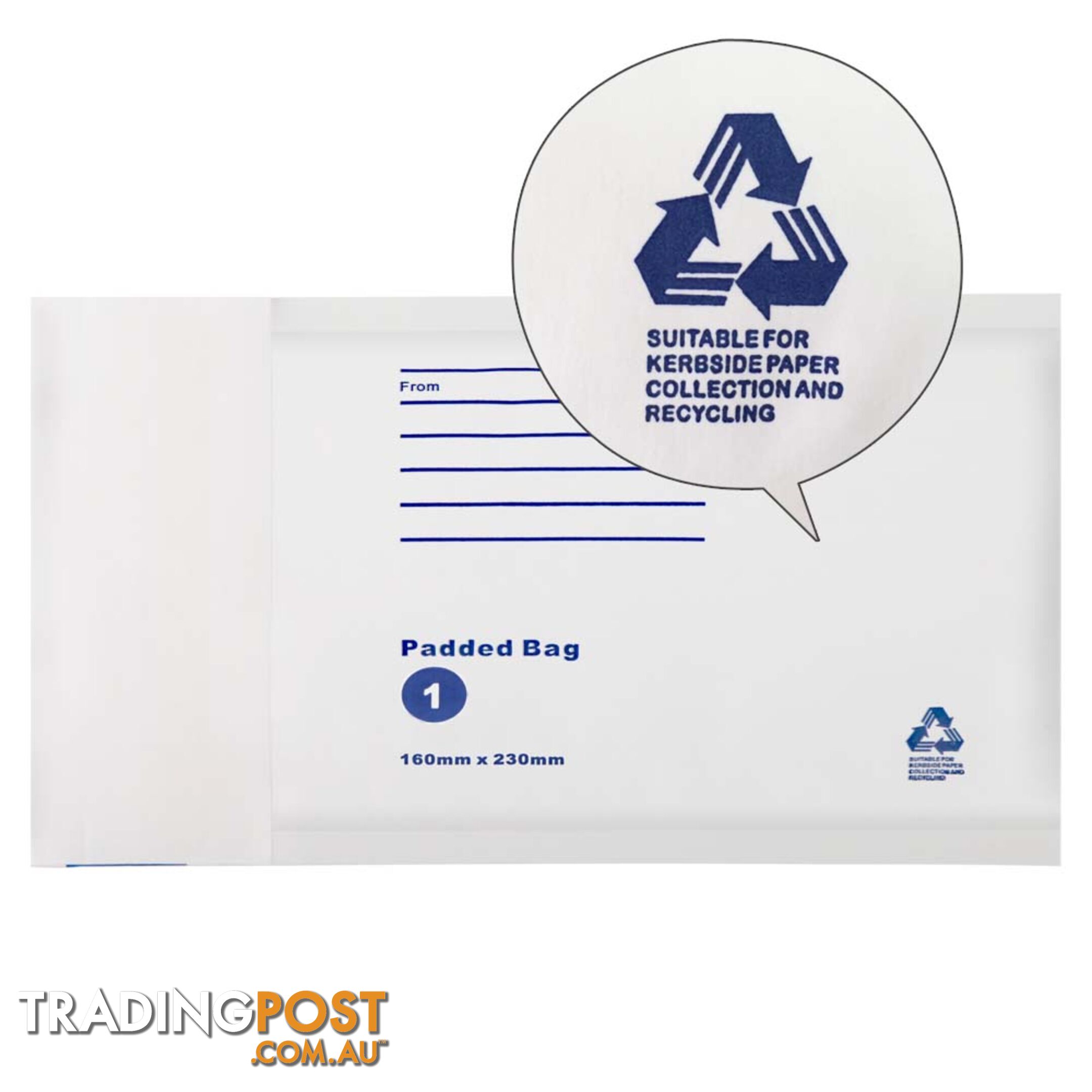 Bubble Padded Mail Envelopes 200pcs 160mm x 230mm