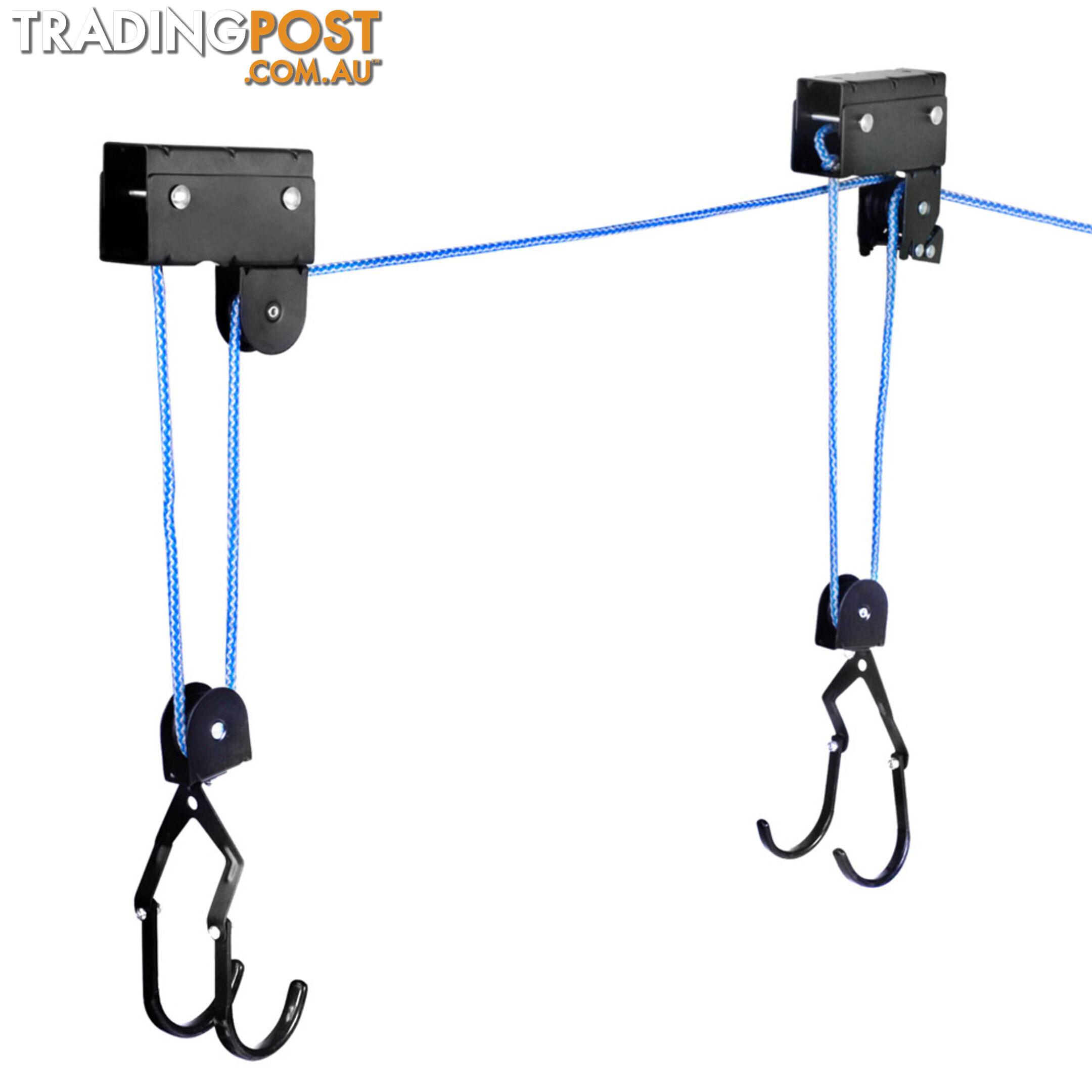 New Kayak Hoist Ceiling Rack Bike Lift Pulley System Garage Storage Rope 60kg