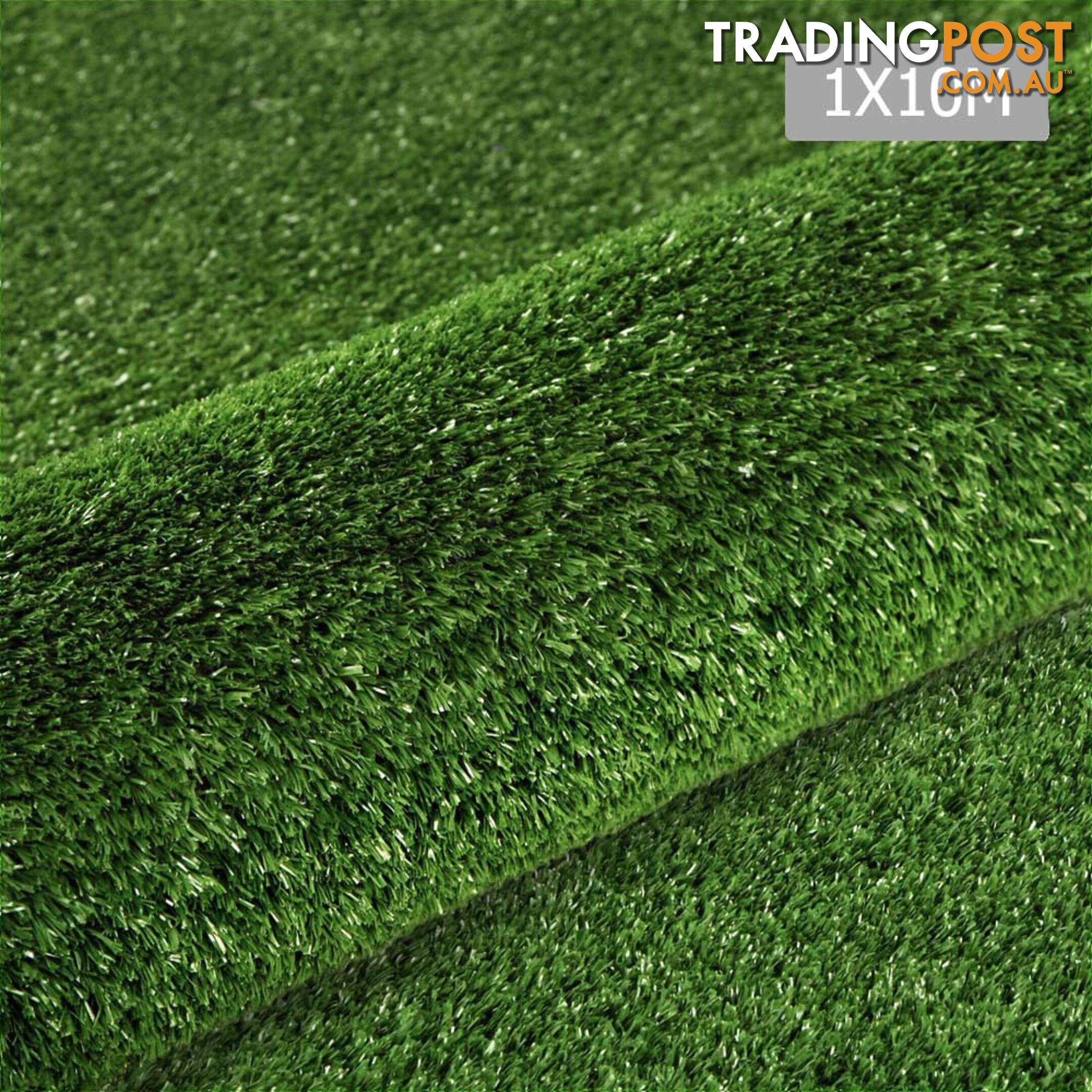 Artificial Grass 10 SQM Polypropylene Lawn Flooring 15mm Olive