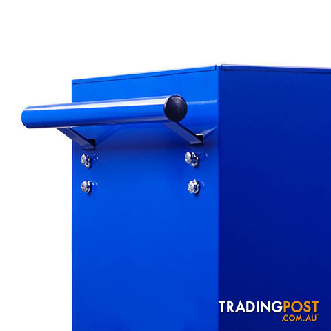 5 Drawers Toolbox Chest Cabinet Tool Box Roller Trolley Blue - photo 5 of 8
