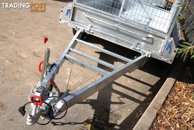8x5 Tandem Axle Trailer | 2000kg ATM | Galvanised | 600mm Cage - photo 2 of 7