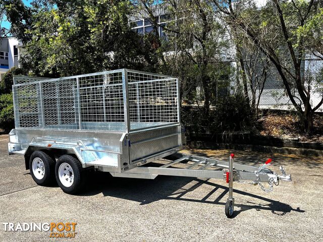 Heavy duty trailer 10x5 | GVM 2000kgs| 900 mm cage | loading Ramp