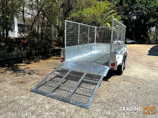 Heavy duty trailer 10x5 | GVM 2000kgs| 900 mm cage | loading Ramp - photo 5 of 11