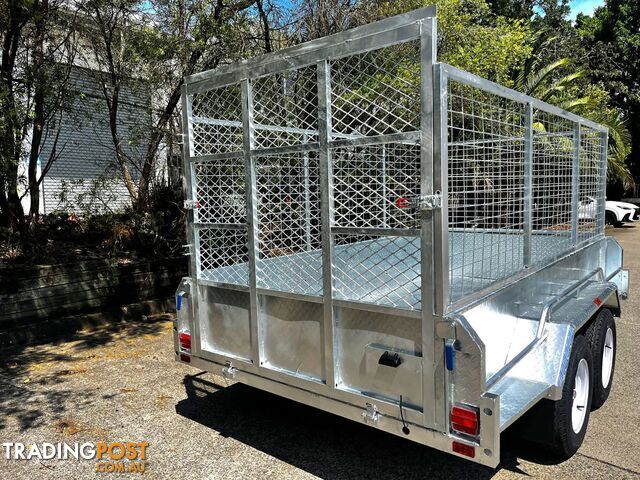 Heavy duty trailer 10x5 | GVM 2000kgs| 900 mm cage | loading Ramp - photo 4 of 11