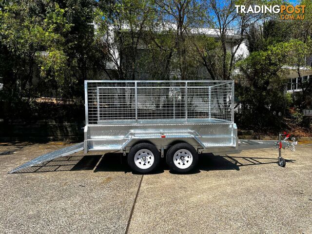 Heavy duty trailer 10x5 | GVM 2000kgs| 900 mm cage | loading Ramp - photo 2 of 11