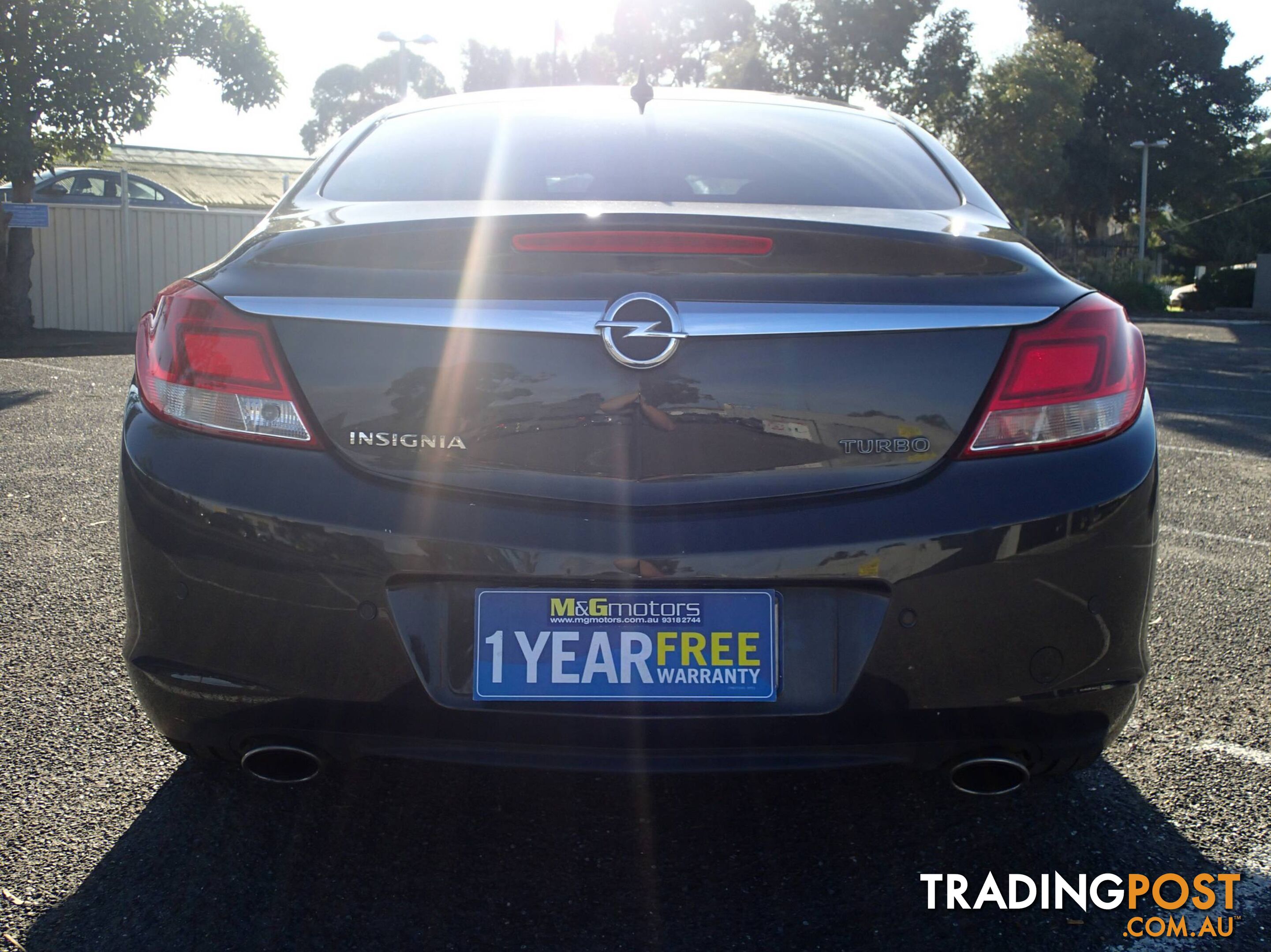 2012 OPEL INSIGNIA  GA SEDAN, 4 DOORS, 5 SEATS