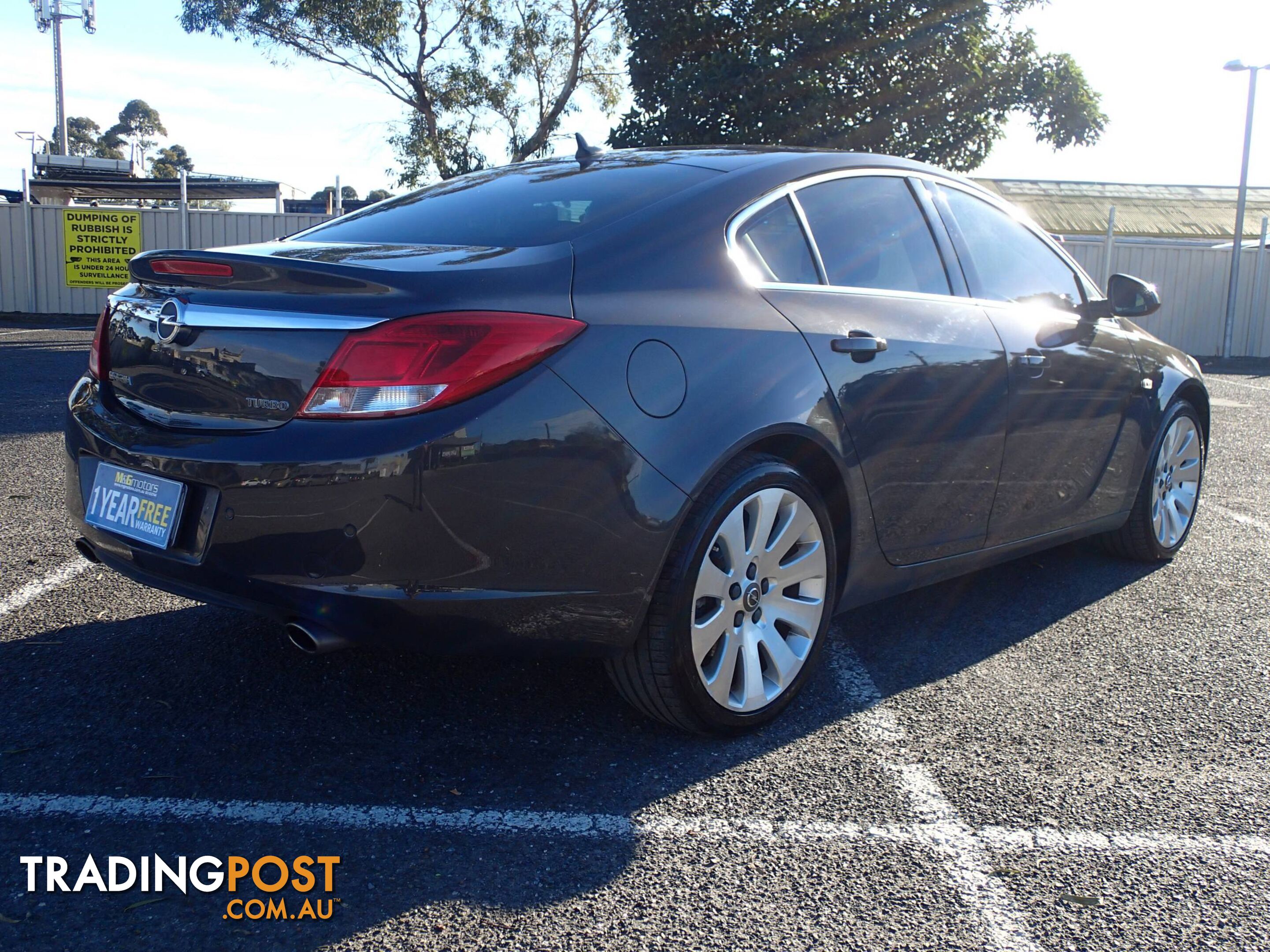 2012 OPEL INSIGNIA  GA SEDAN, 4 DOORS, 5 SEATS