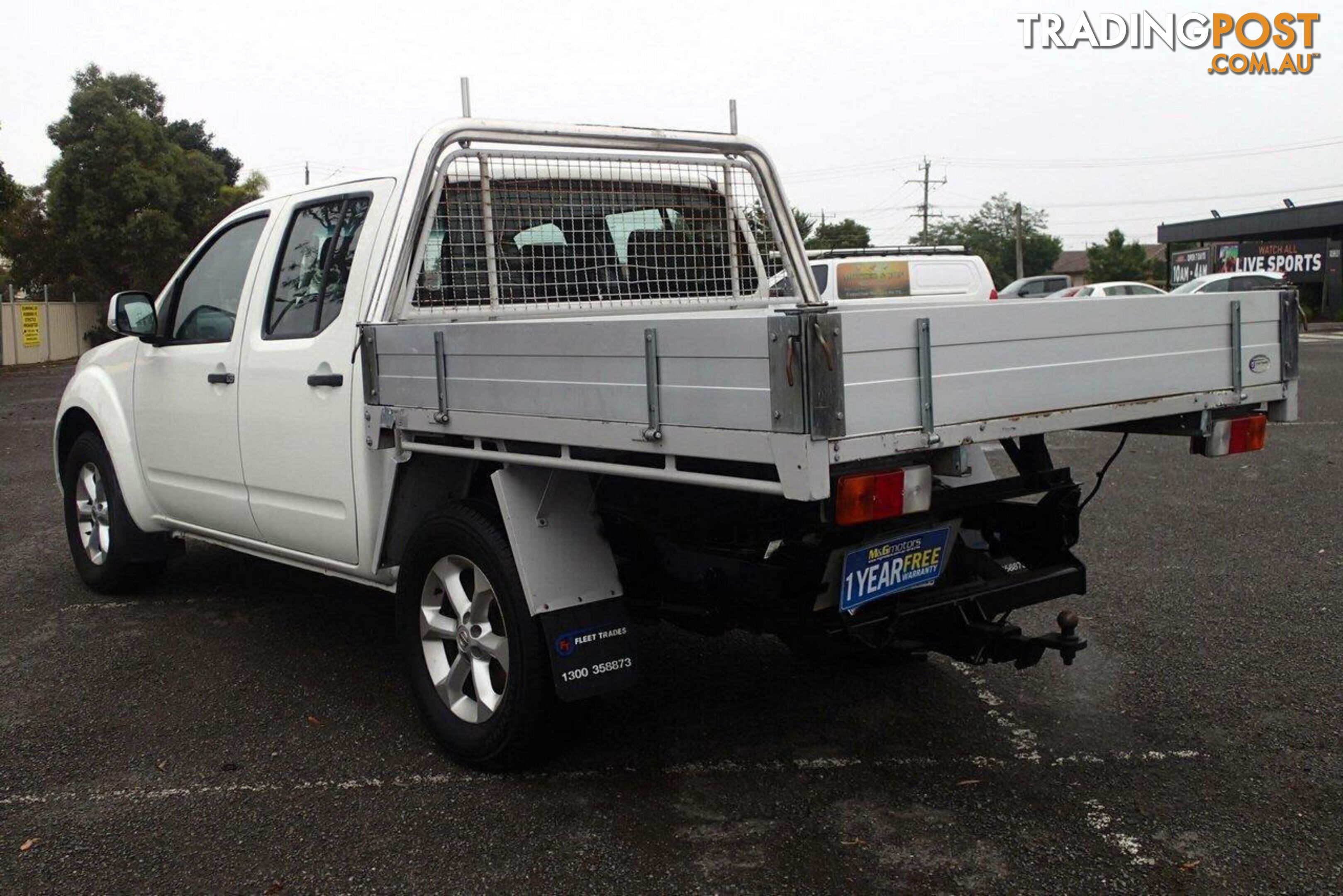 2012 NISSAN NAVARA ST (4X4) D40 MY12 UTE TRAY, 4 DOORS, 5 SEATS