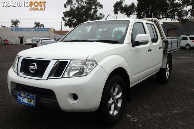 2012 NISSAN NAVARA ST (4X4) D40 MY12 UTE TRAY, 4 DOORS, 5 SEATS