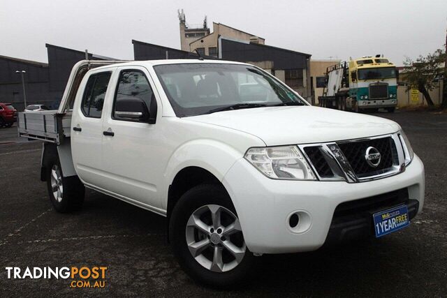 2012 NISSAN NAVARA ST (4X4) D40 MY12 UTE TRAY, 4 DOORS, 5 SEATS