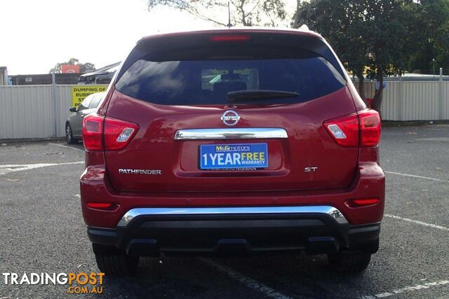 2018 NISSAN PATHFINDER ST (4X2) R52 MY17 SERIES 2 SUV, 4 DOORS, 7 SEATS