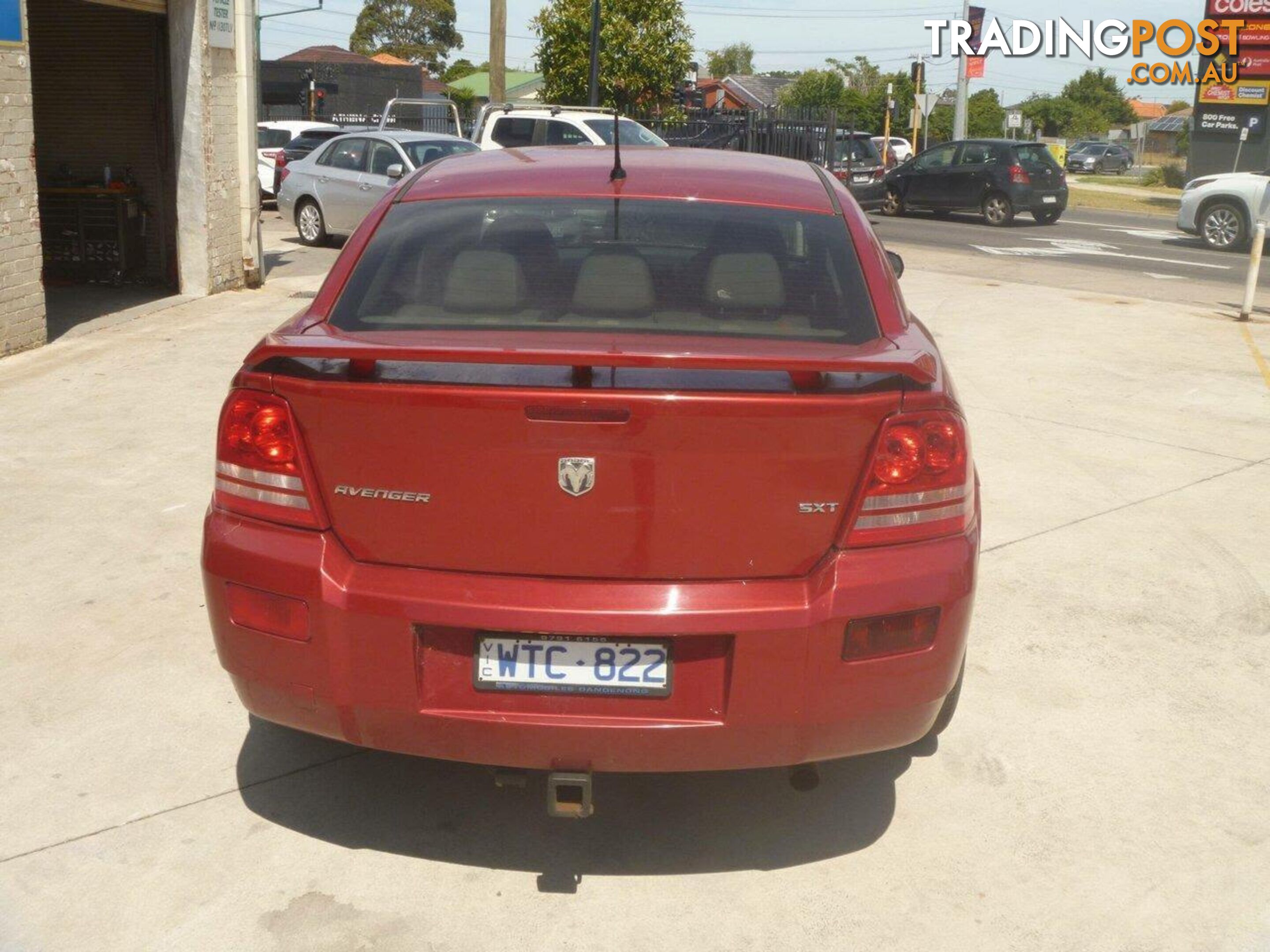 2009 DODGE AVENGER SXT JS SEDAN, 4 DOORS, 5 SEATS