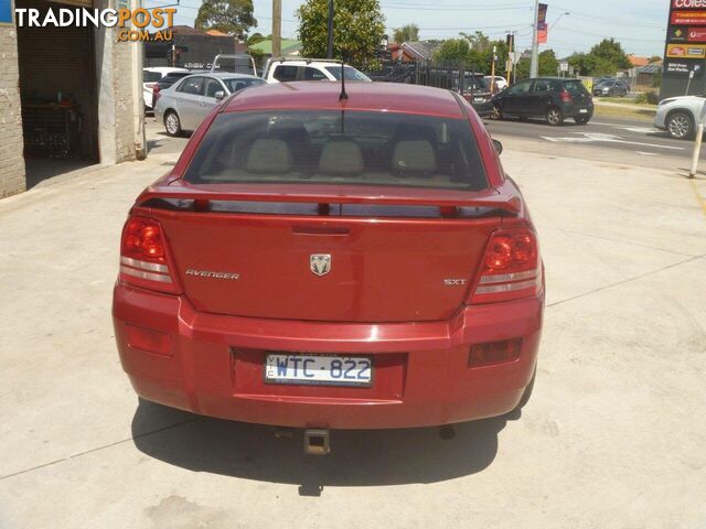 2009 DODGE AVENGER SXT JS SEDAN, 4 DOORS, 5 SEATS