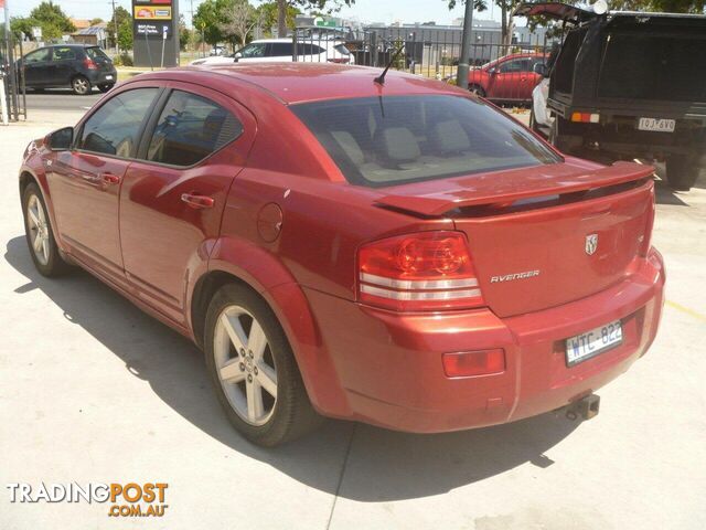 2009 DODGE AVENGER SXT JS SEDAN, 4 DOORS, 5 SEATS