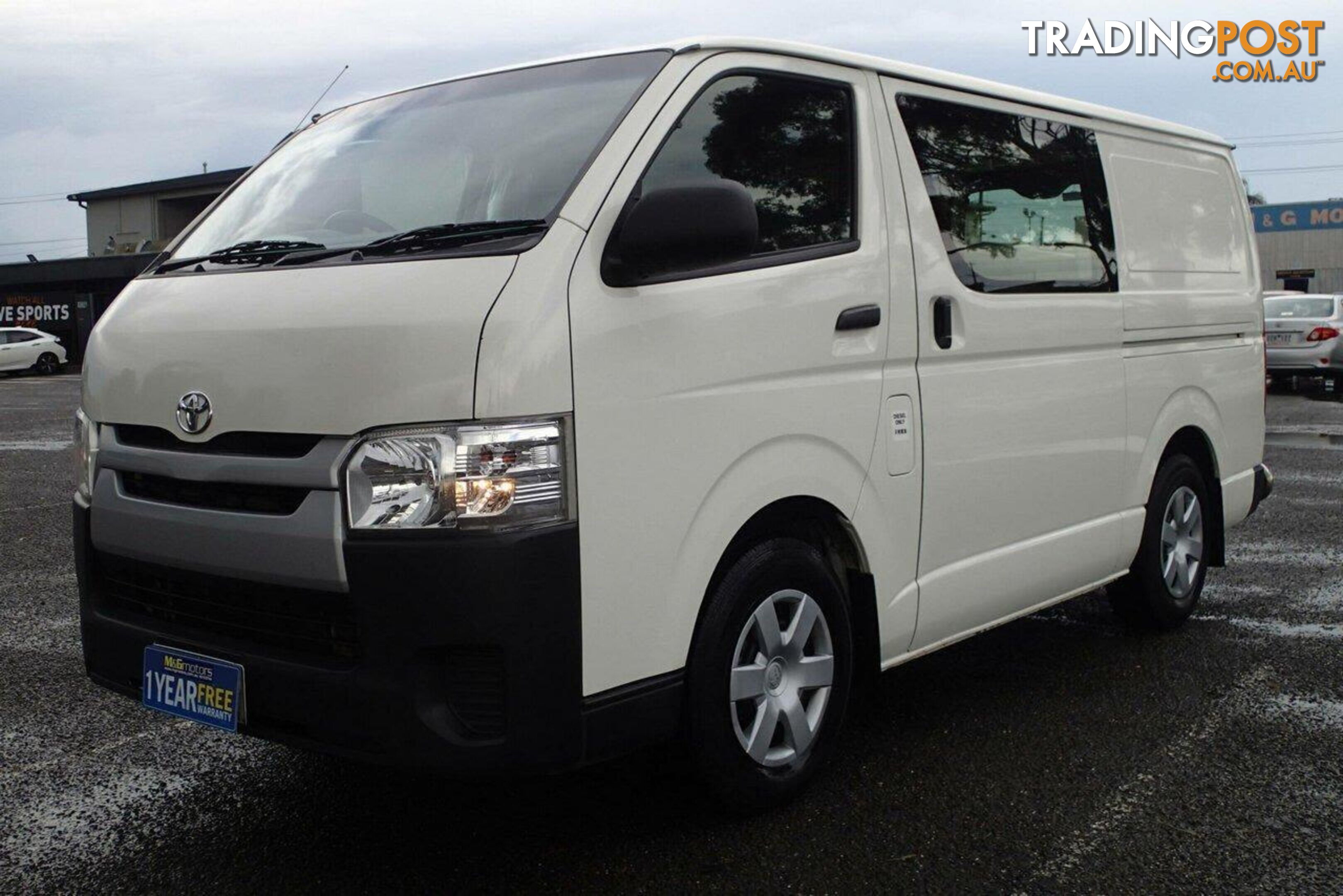 2017 TOYOTA HIACE LWB KDH201R MY16 COMMERCIAL, 4 DOORS, 2 SEATS