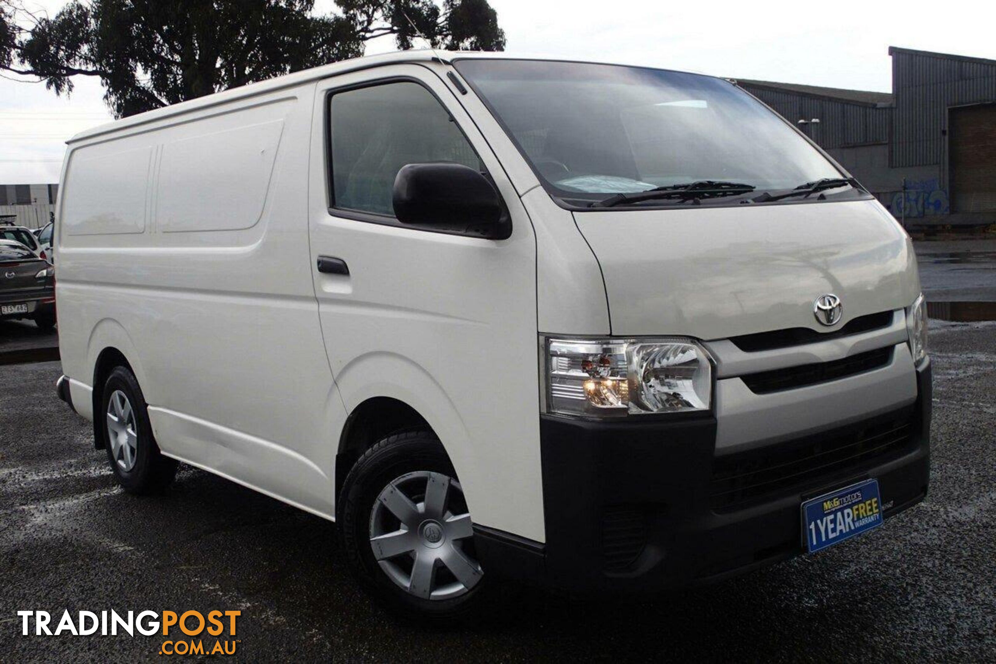 2017 TOYOTA HIACE LWB KDH201R MY16 COMMERCIAL, 4 DOORS, 2 SEATS