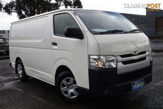 2017 TOYOTA HIACE LWB KDH201R MY16 COMMERCIAL, 4 DOORS, 2 SEATS