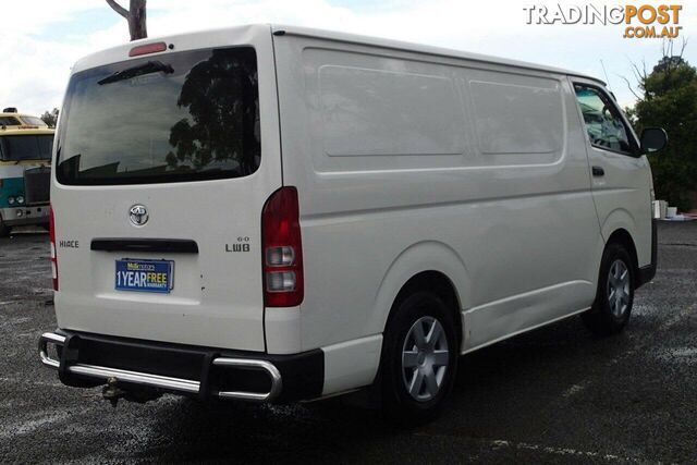 2017 TOYOTA HIACE LWB KDH201R MY16 COMMERCIAL, 4 DOORS, 2 SEATS