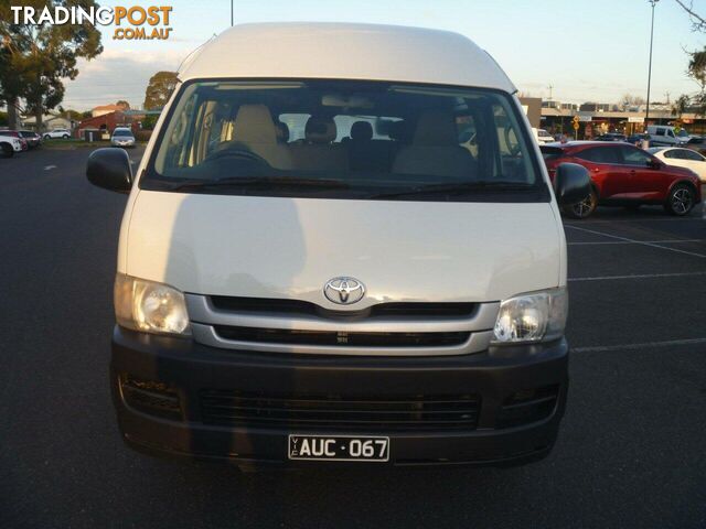 2009 TOYOTA HIACE COMMUTER TRH223R MY07 UPGRADE PEOPLE MOVER, 3 DOORS, 14 SEATS