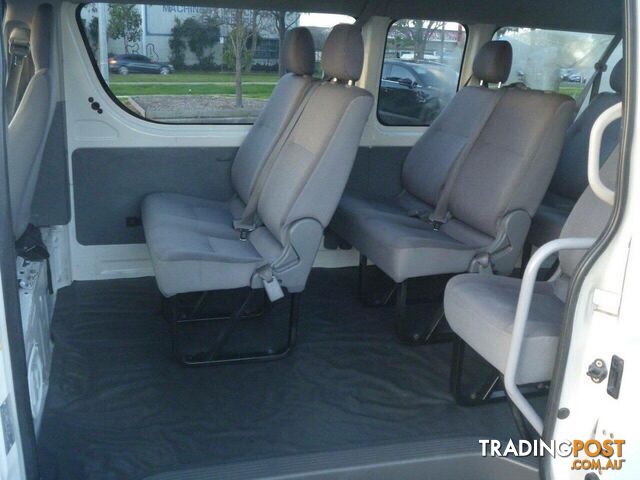 2009 TOYOTA HIACE COMMUTER TRH223R MY07 UPGRADE PEOPLE MOVER, 3 DOORS, 14 SEATS