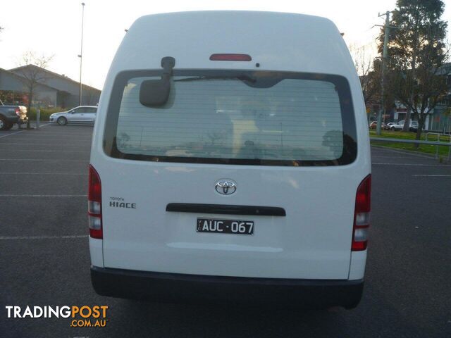 2009 TOYOTA HIACE COMMUTER TRH223R MY07 UPGRADE PEOPLE MOVER, 3 DOORS, 14 SEATS