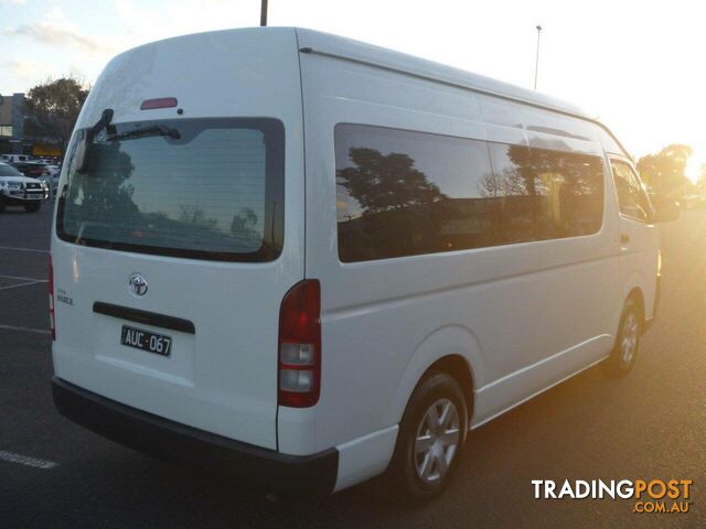 2009 TOYOTA HIACE COMMUTER TRH223R MY07 UPGRADE PEOPLE MOVER, 3 DOORS, 14 SEATS