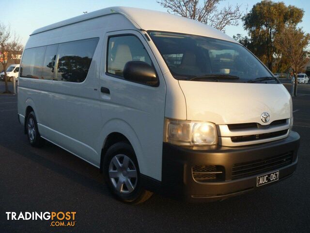 2009 TOYOTA HIACE COMMUTER TRH223R MY07 UPGRADE PEOPLE MOVER, 3 DOORS, 14 SEATS