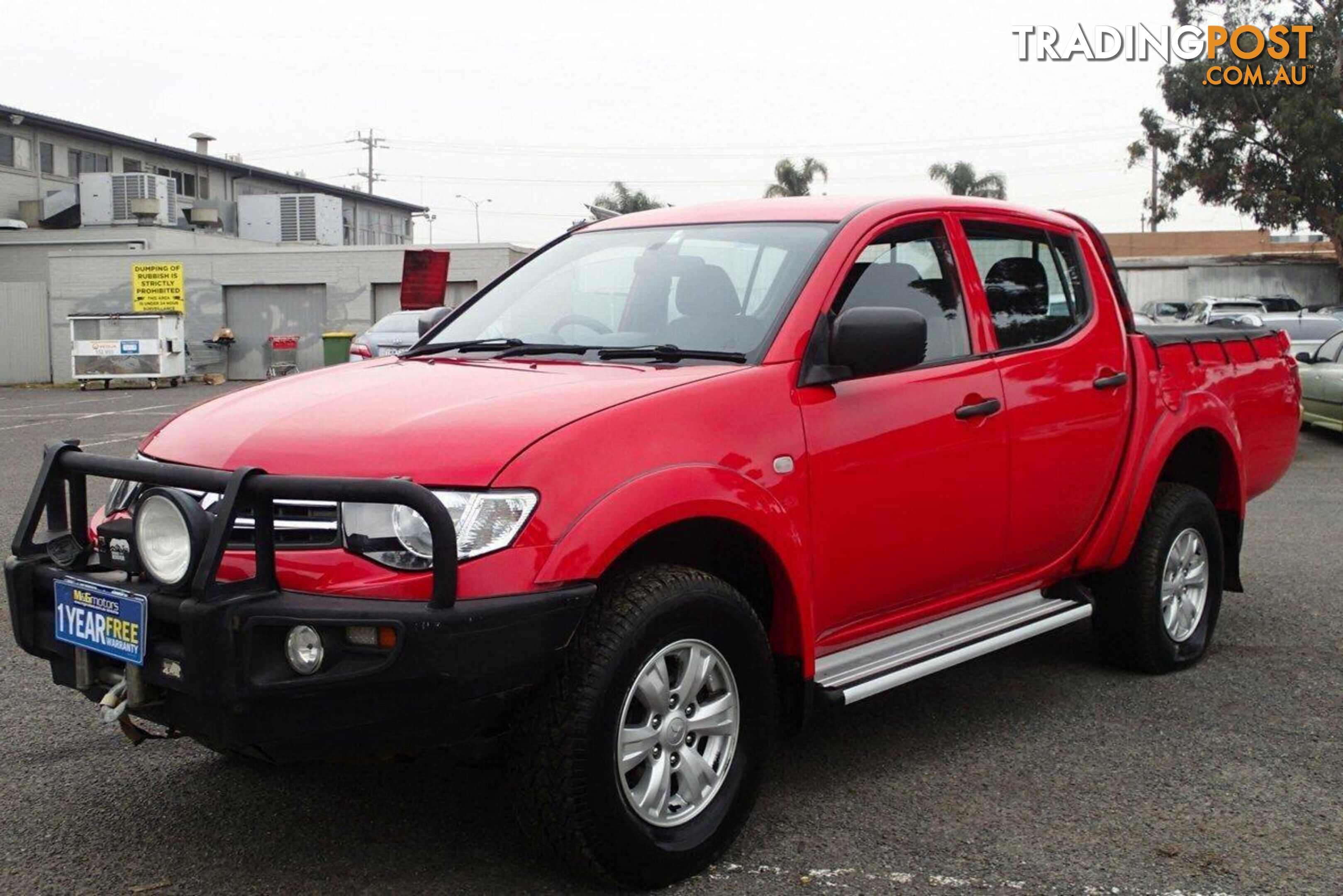 2014 MITSUBISHI TRITON GLX (4X4) MN MY15 UTE TRAY, 4 DOORS, 5 SEATS