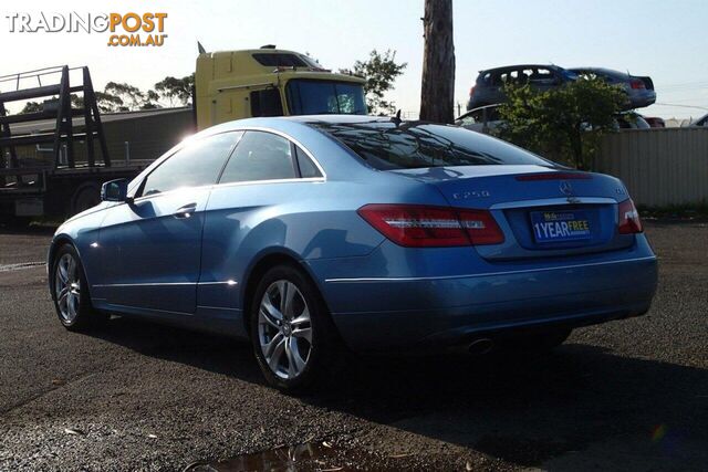 2011 MERCEDES-BENZ E250 CDI AVANTGARDE 207 MY11 COUPE, 2 DOORS, 4 SEATS