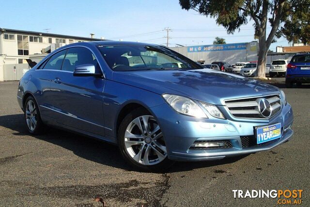 2011 MERCEDES-BENZ E250 CDI AVANTGARDE 207 MY11 COUPE, 2 DOORS, 4 SEATS