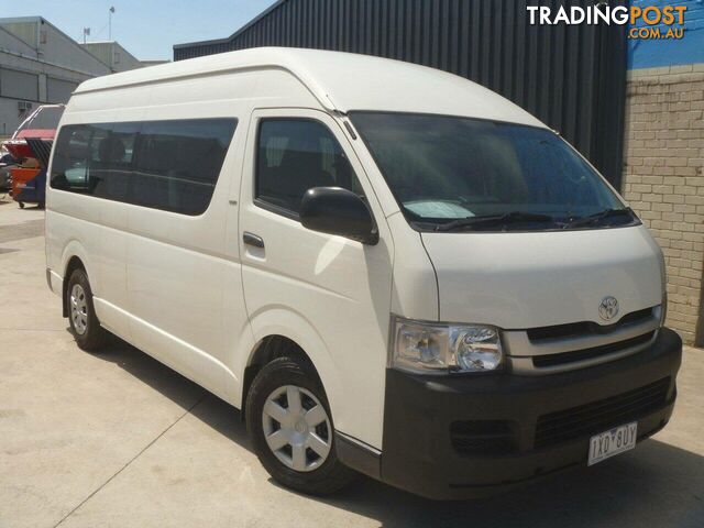 2009 TOYOTA HIACE COMMUTER TRH223R MY07 UPGRADE PEOPLE MOVER, 3 DOORS, 14 SEATS