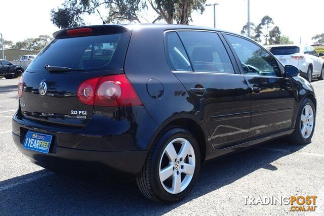 2009 VOLKSWAGEN GOLF 2.0 FSI PACIFIC 1K MY09 HATCH, 5 DOORS, 5 SEATS